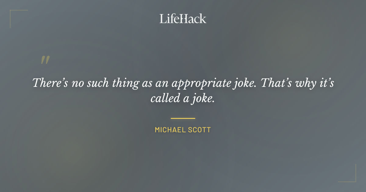 Quote by Michael Scott
