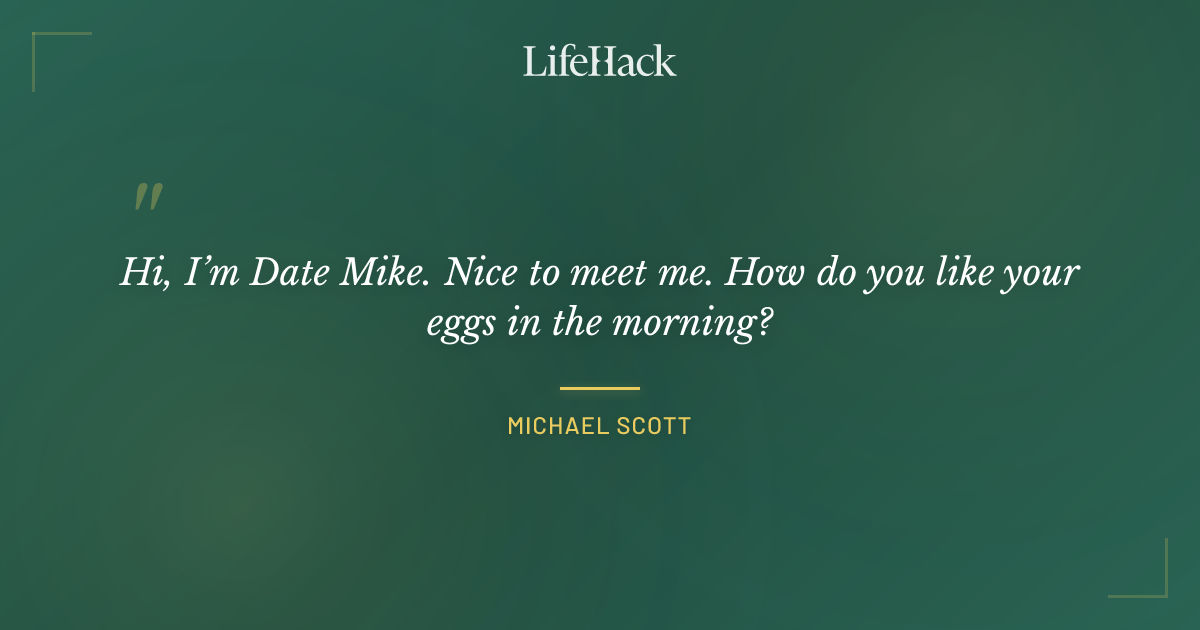 Quote by Michael Scott