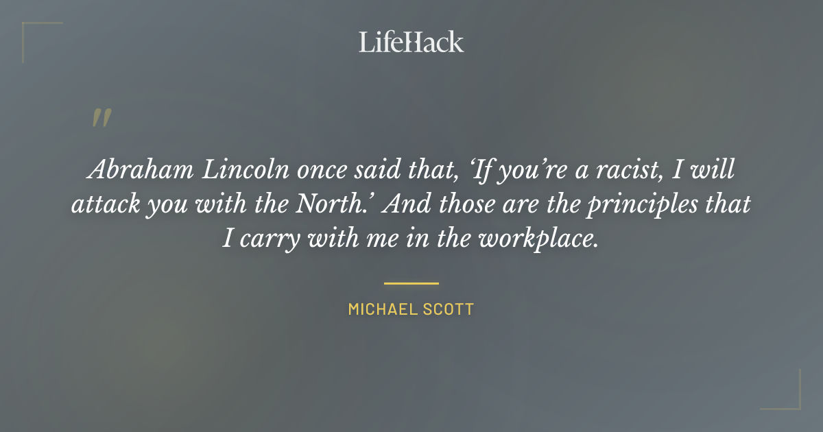 Quote by Michael Scott