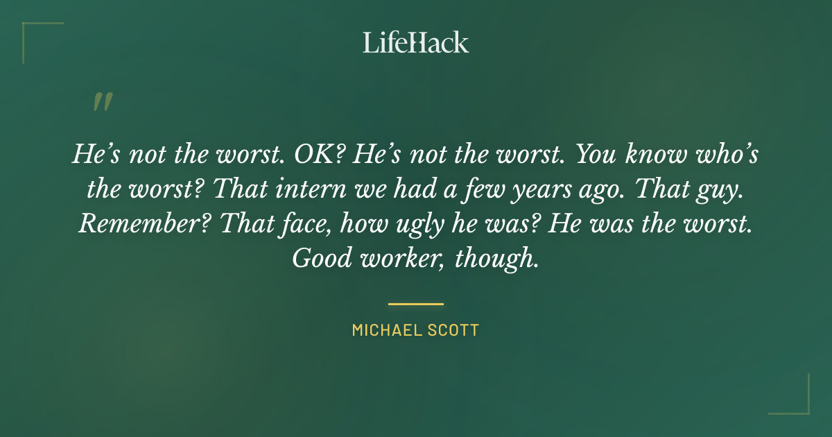 Quote by Michael Scott