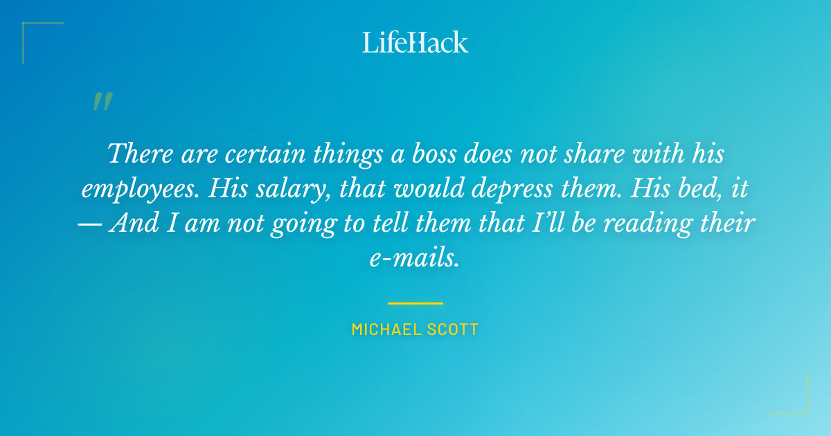 Quote by Michael Scott
