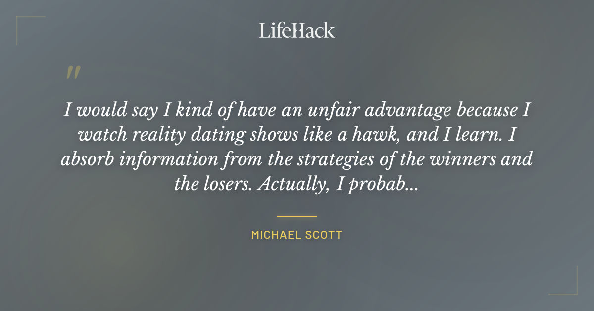 Quote by Michael Scott