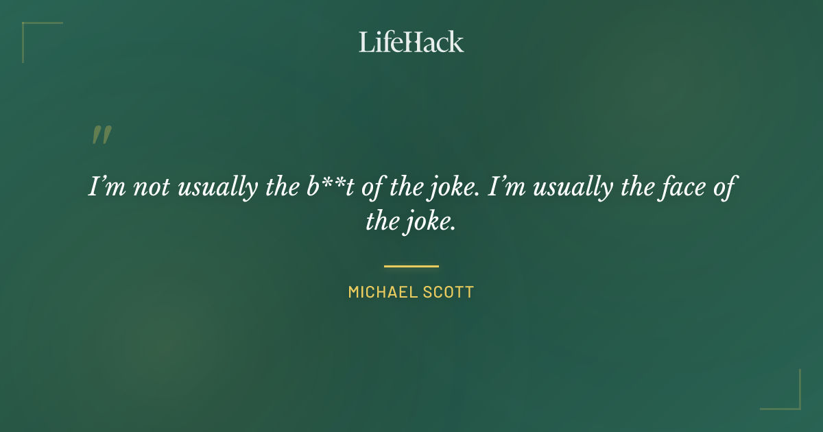 Quote by Michael Scott