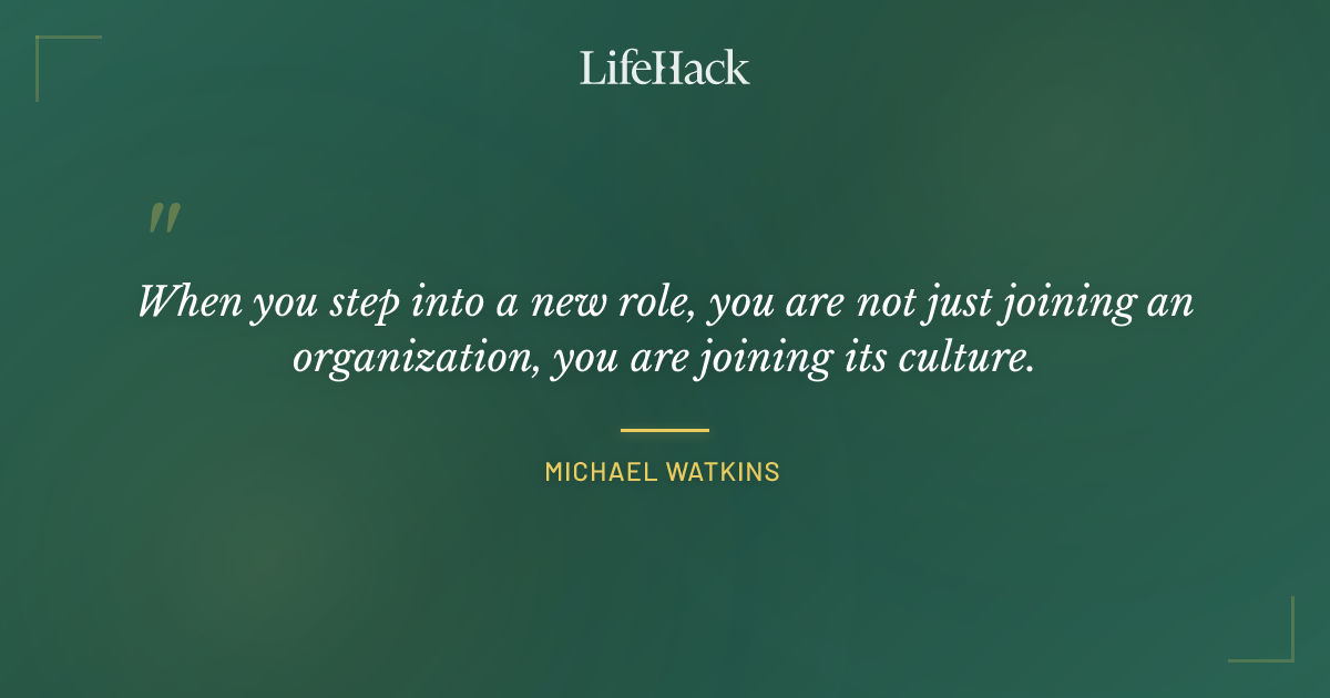 Quote by Michael Watkins