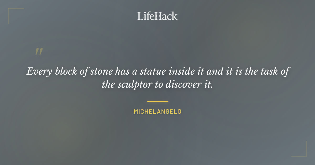Quote by Michelangelo