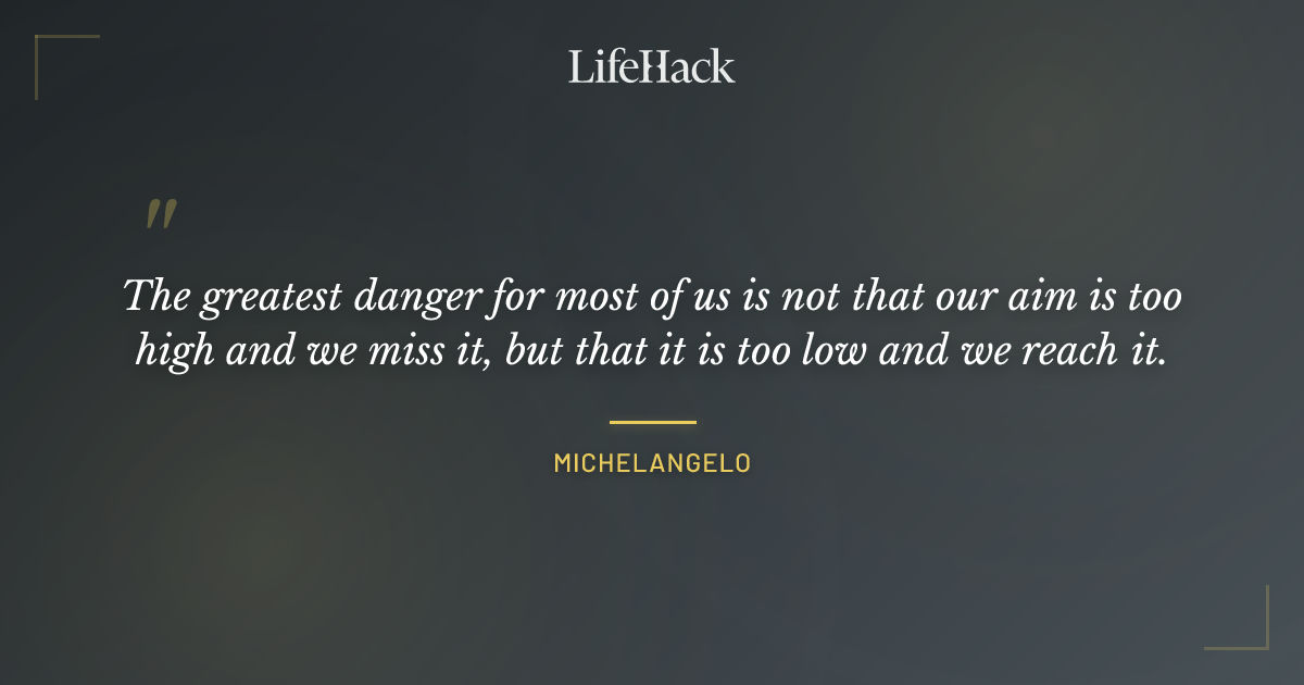 Quote by Michelangelo