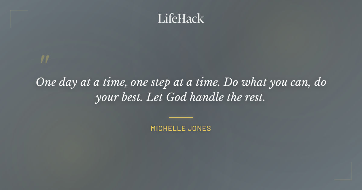 Quote by Michelle Jones