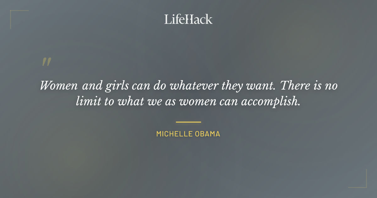 Quote by Michelle Obama