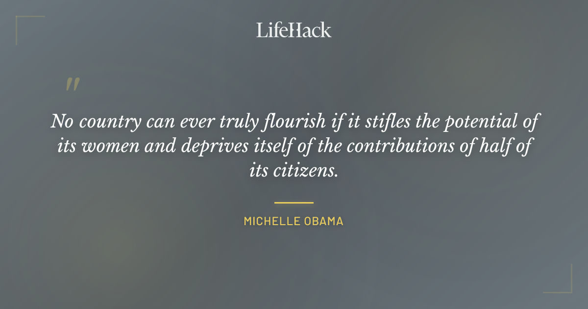 Quote by Michelle Obama