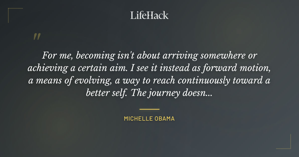 Quote by Michelle Obama