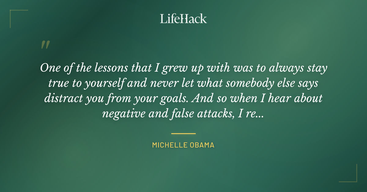 Quote by Michelle Obama