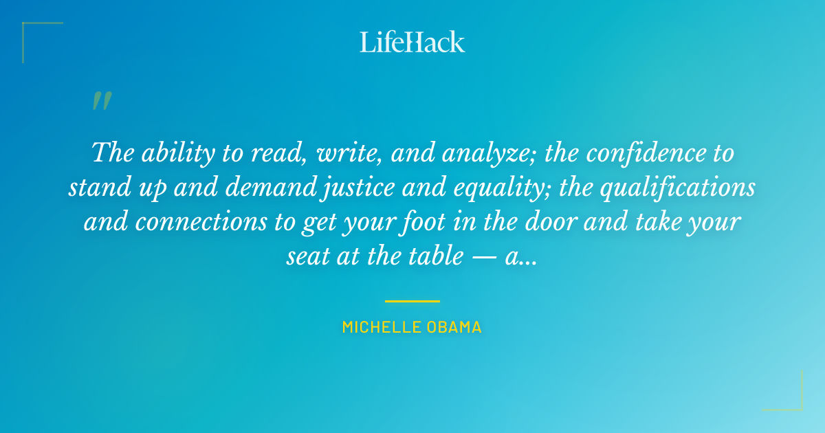 Quote by Michelle Obama