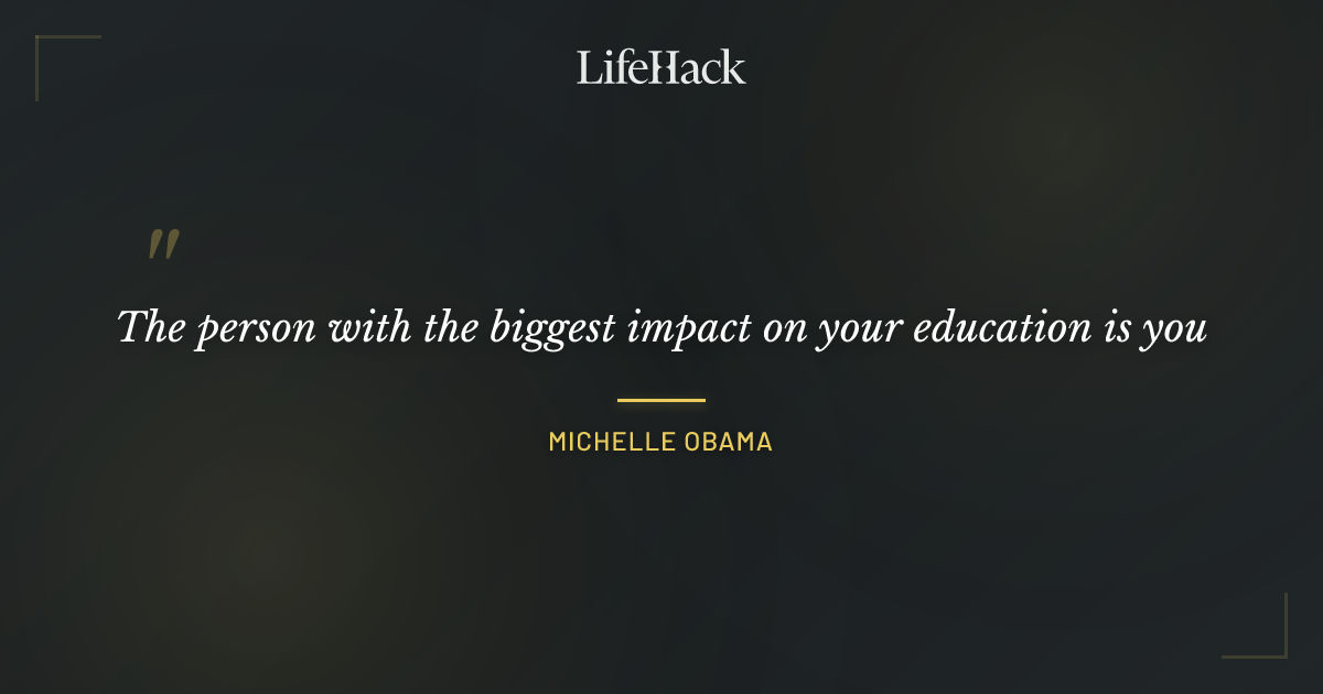 Quote by Michelle Obama