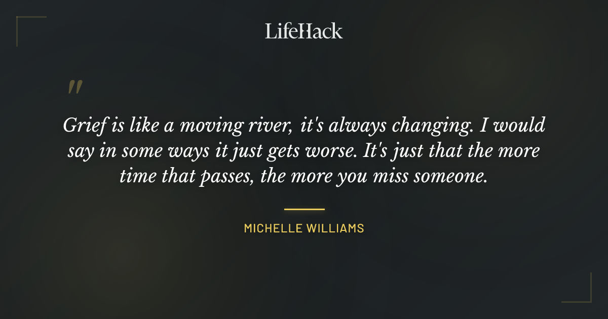Quote by Michelle Williams