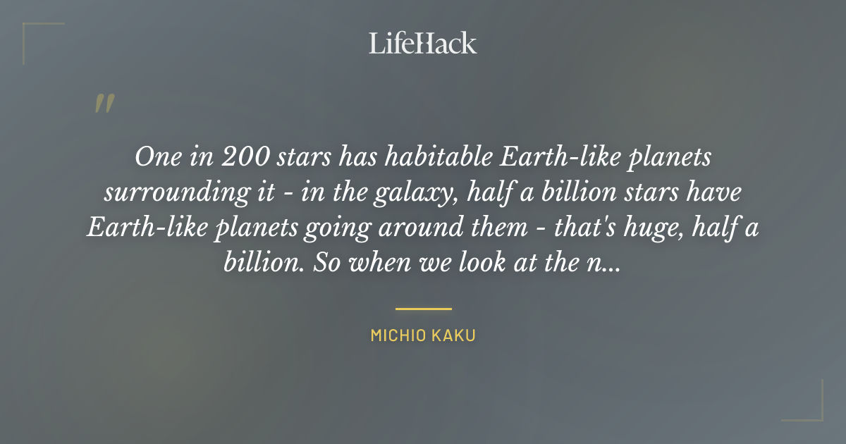 Quote by Michio Kaku
