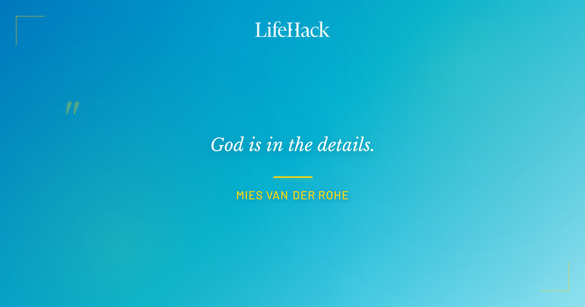 Quote by Mies van der Rohe