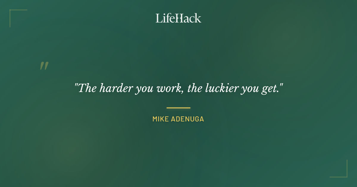 Quote by Mike Adenuga