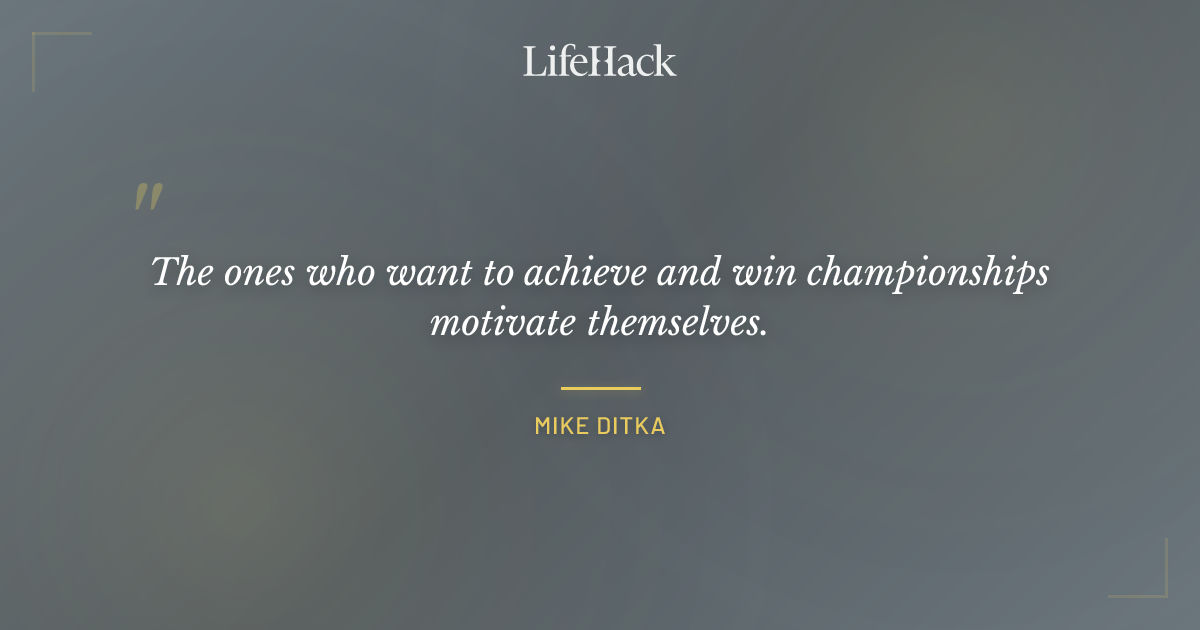 Quote by Mike Ditka
