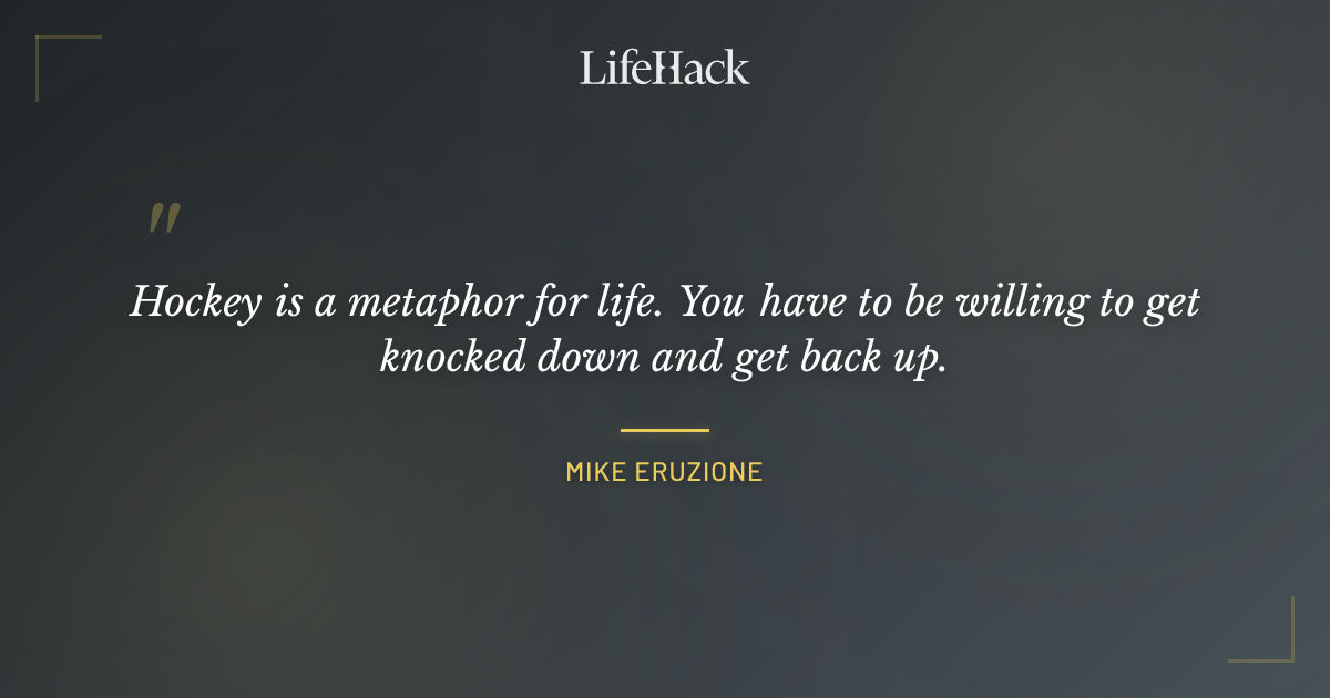 Quote by Mike Eruzione