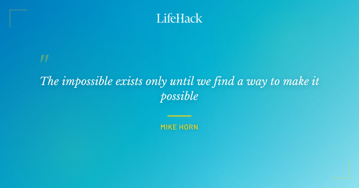 Quote by Mike Horn