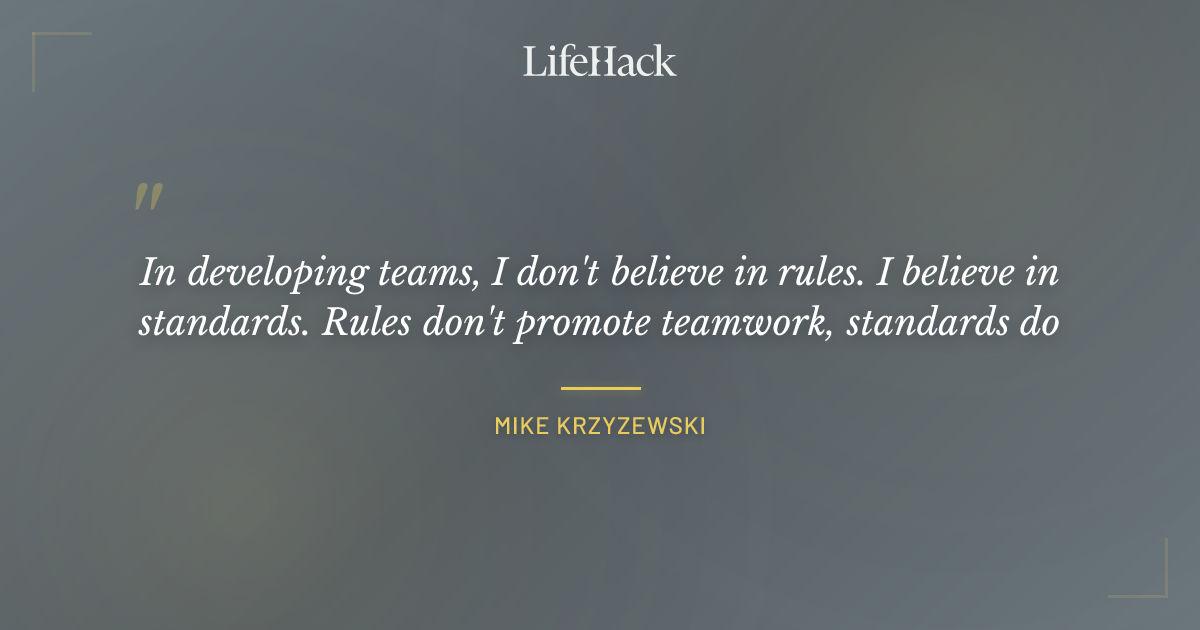 Quote by Mike Krzyzewski