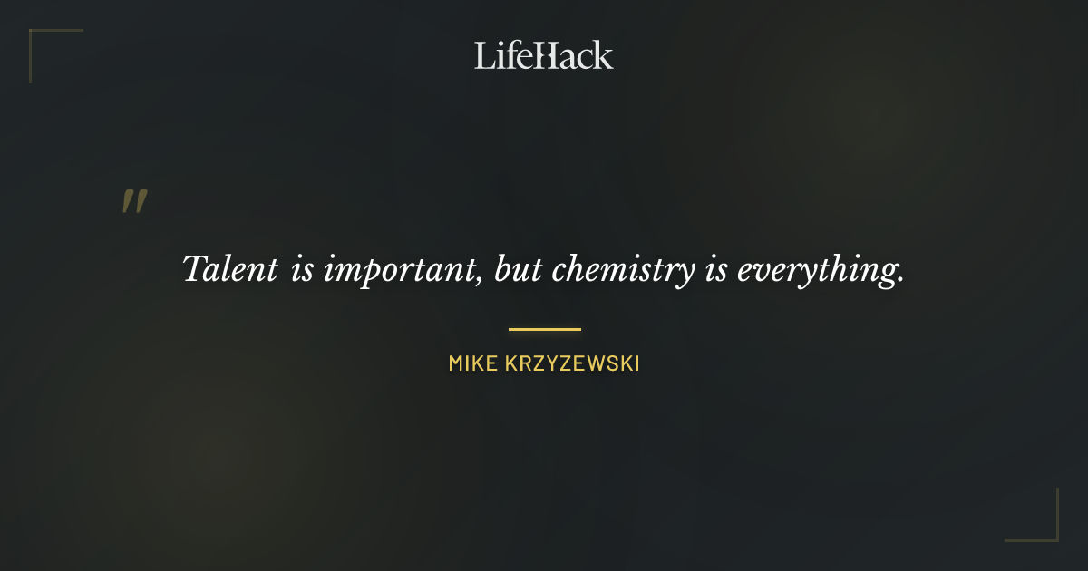 Quote by Mike Krzyzewski
