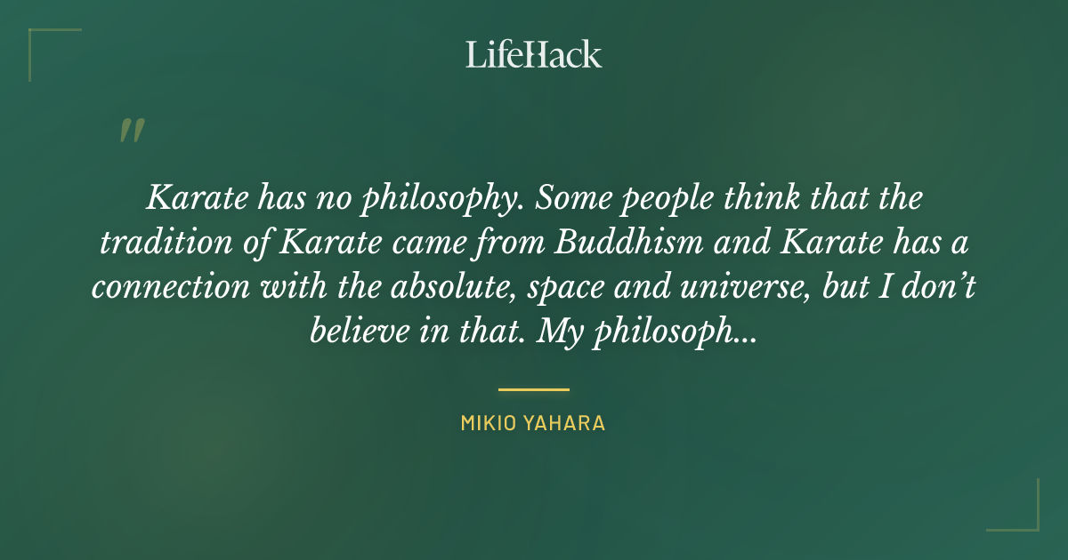 Quote by Mikio Yahara