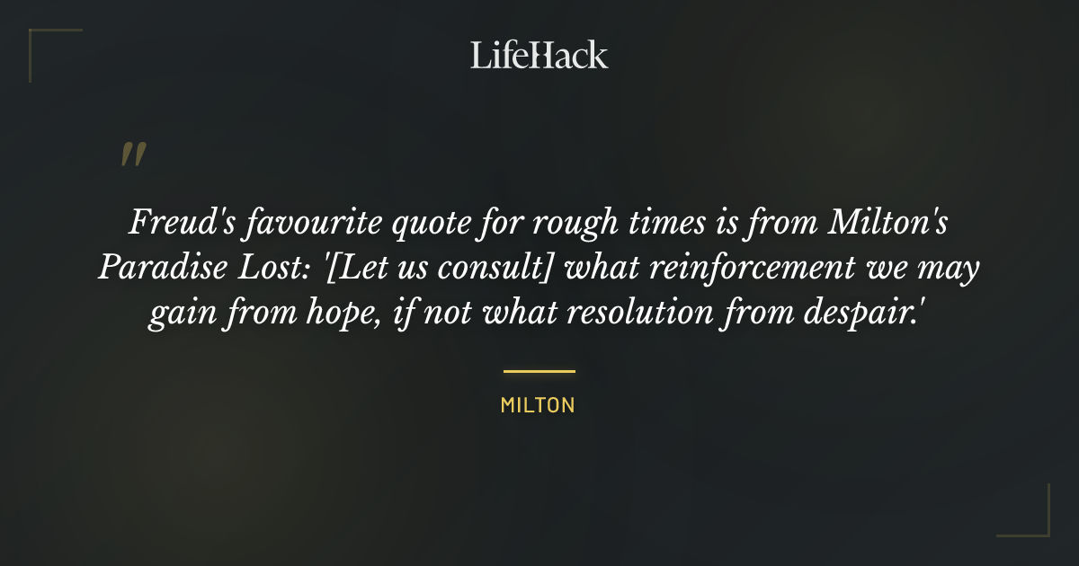 Quote by Milton
