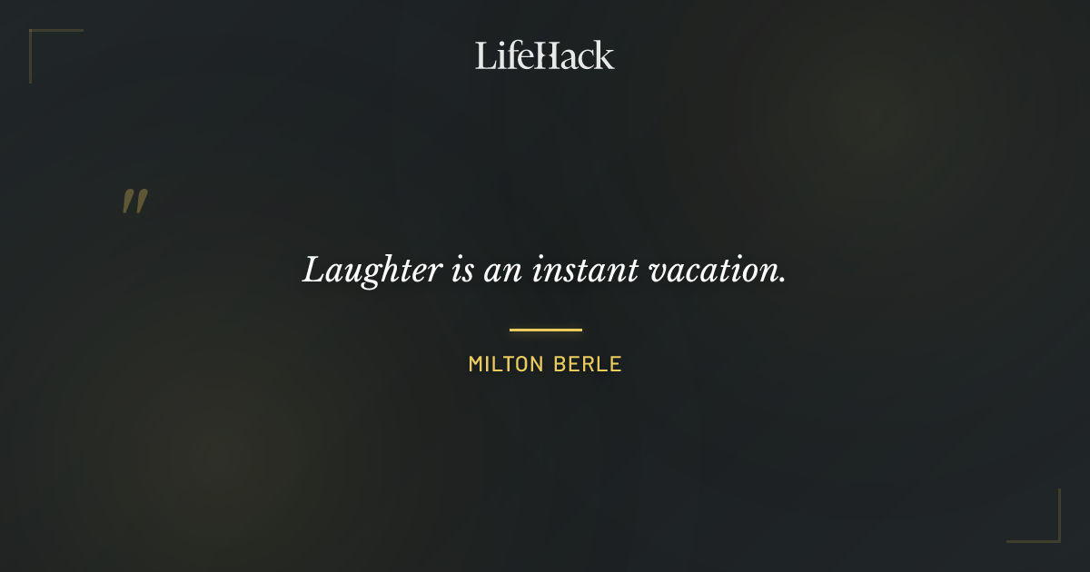Quote by Milton Berle