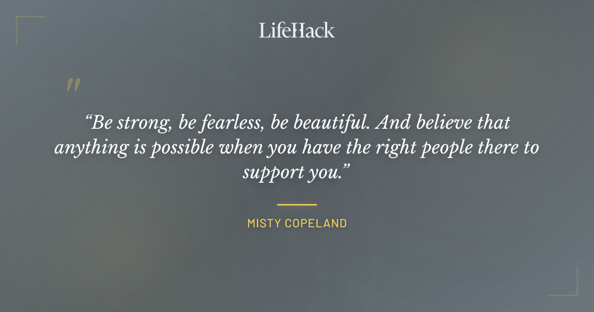 Quote by Misty Copeland