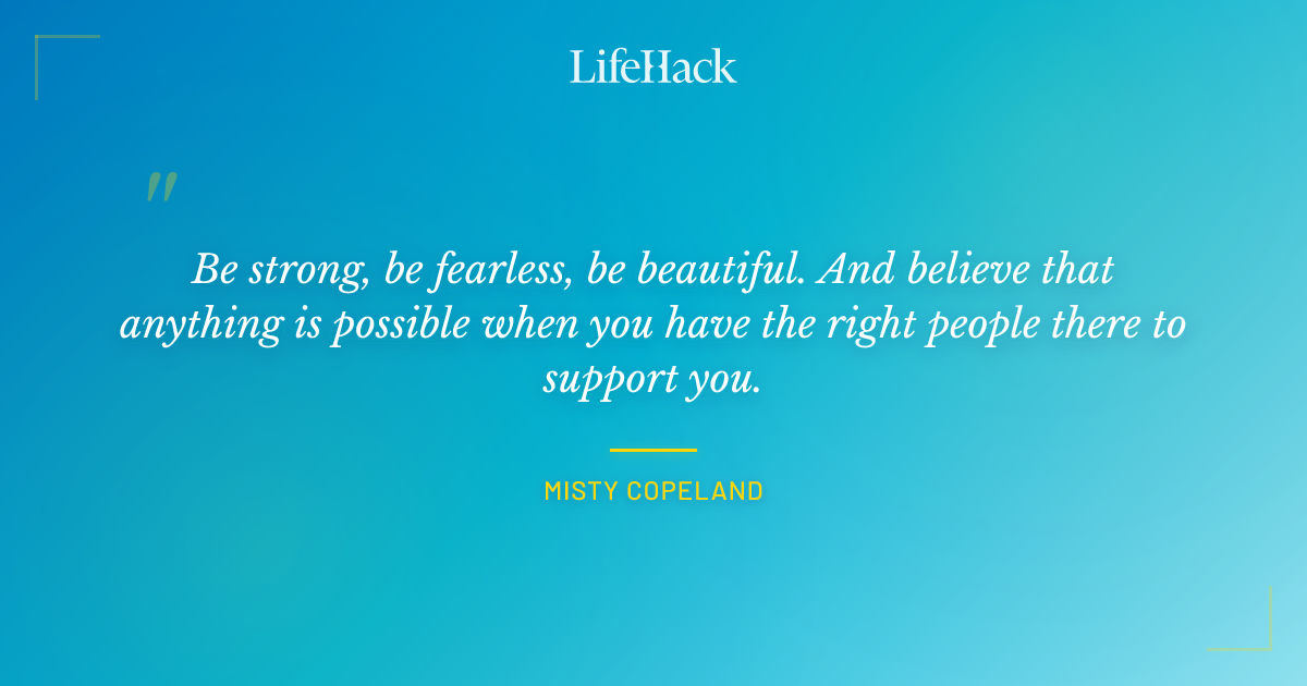 Quote by Misty Copeland