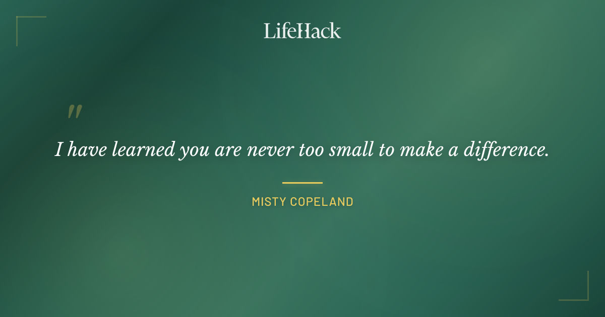 Quote by Misty Copeland