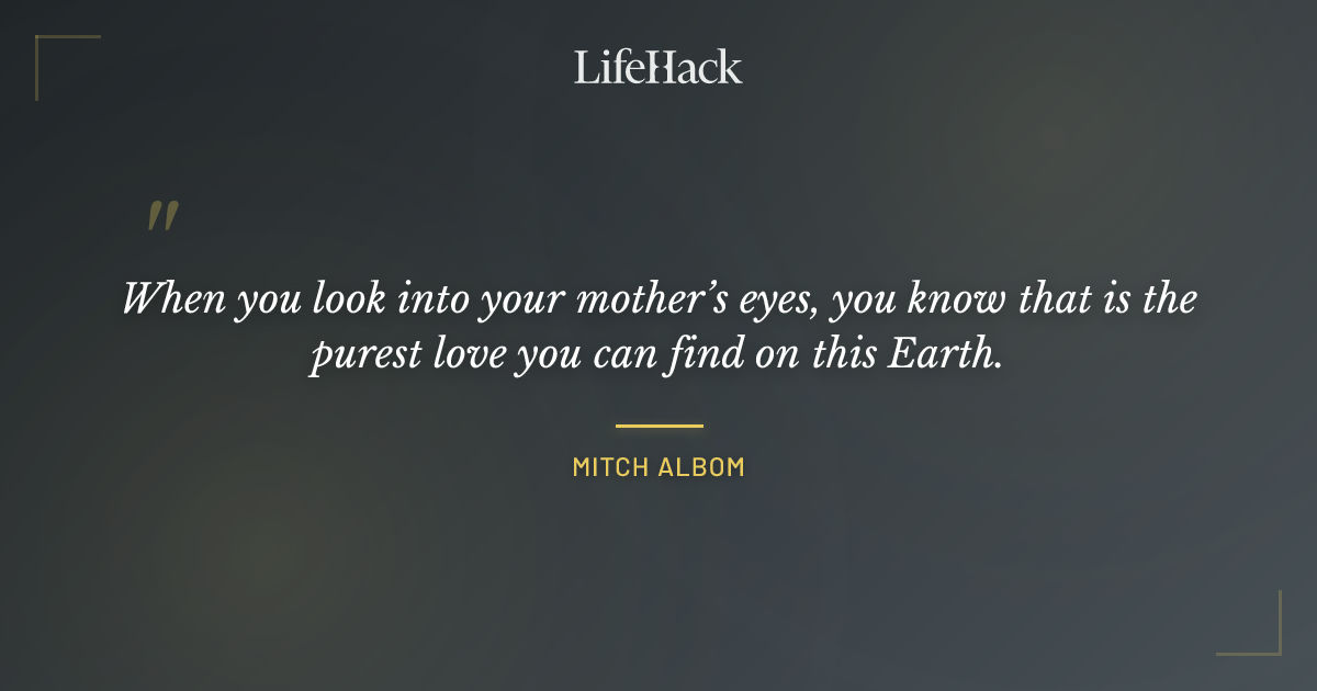 Quote by Mitch Albom