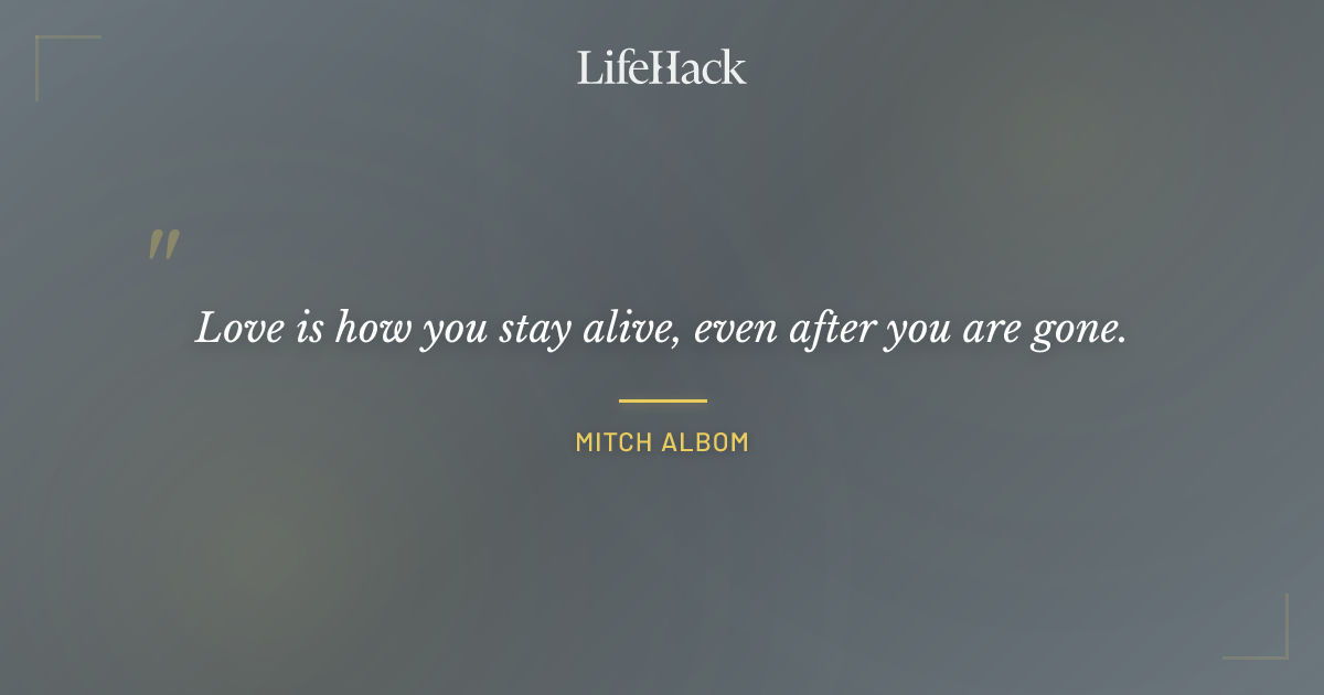 Quote by Mitch Albom
