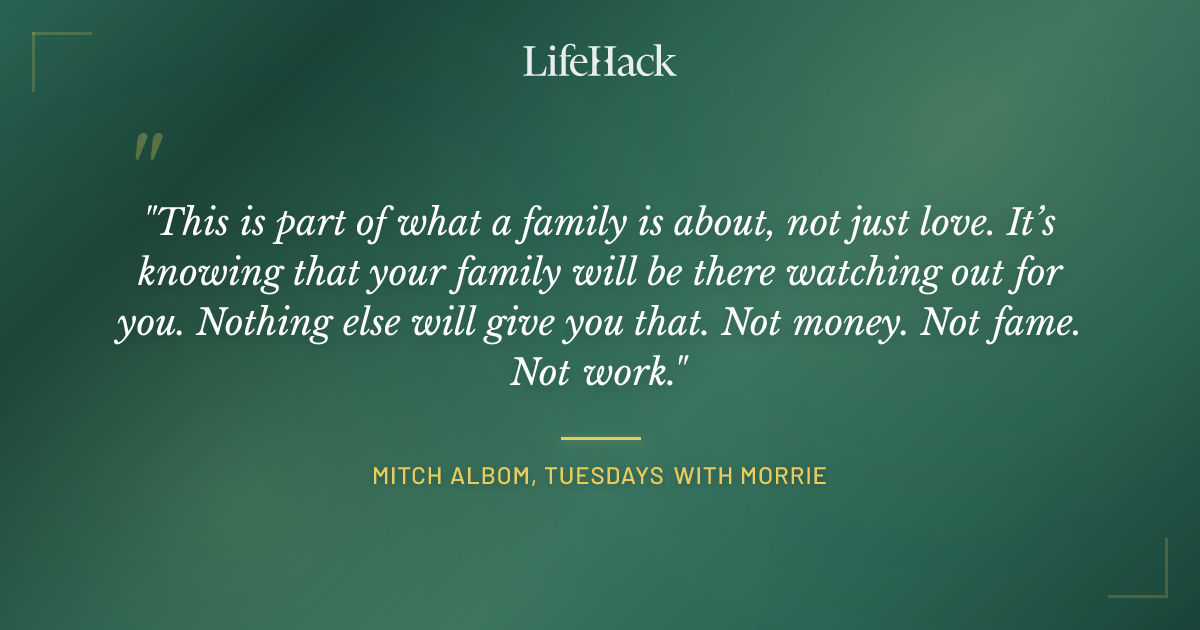 Quote by Mitch Albom, Tuesdays with Morrie