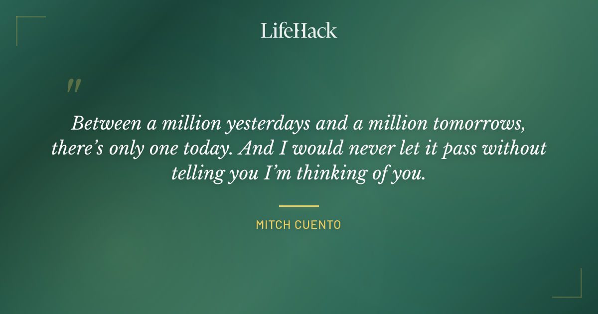 Quote by Mitch Cuento