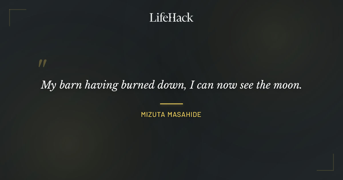 Quote by Mizuta Masahide