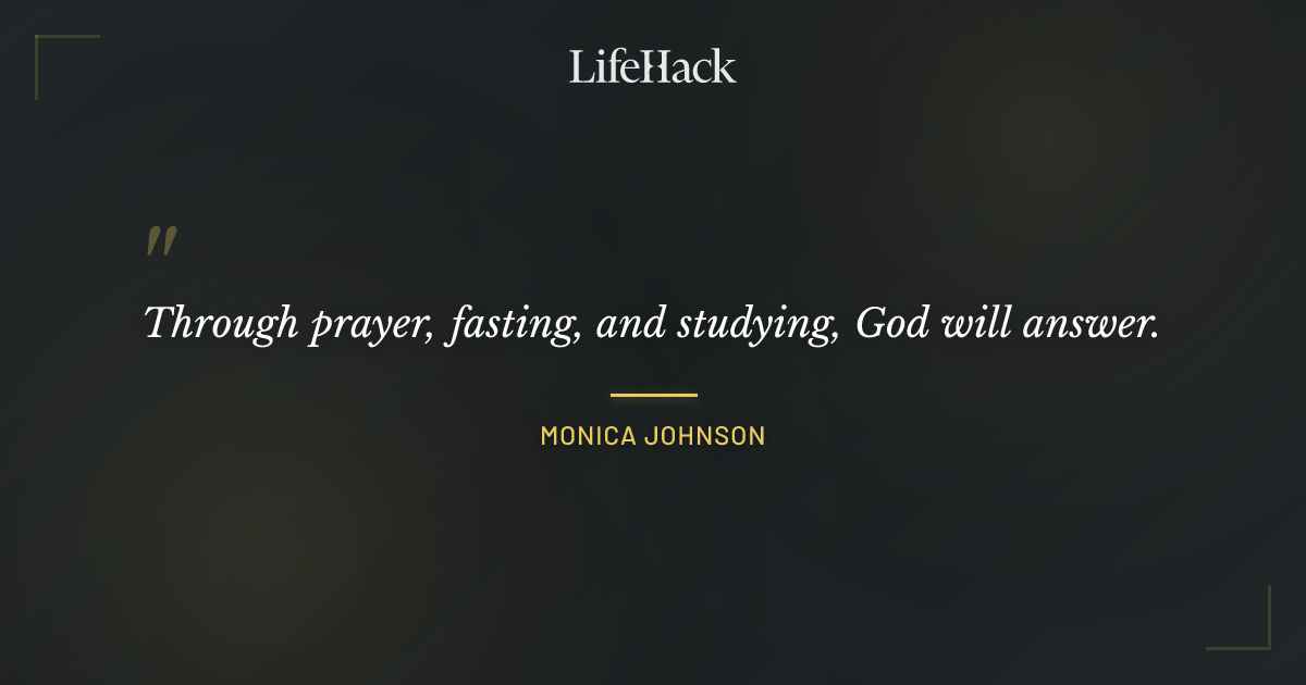 Quote by Monica Johnson