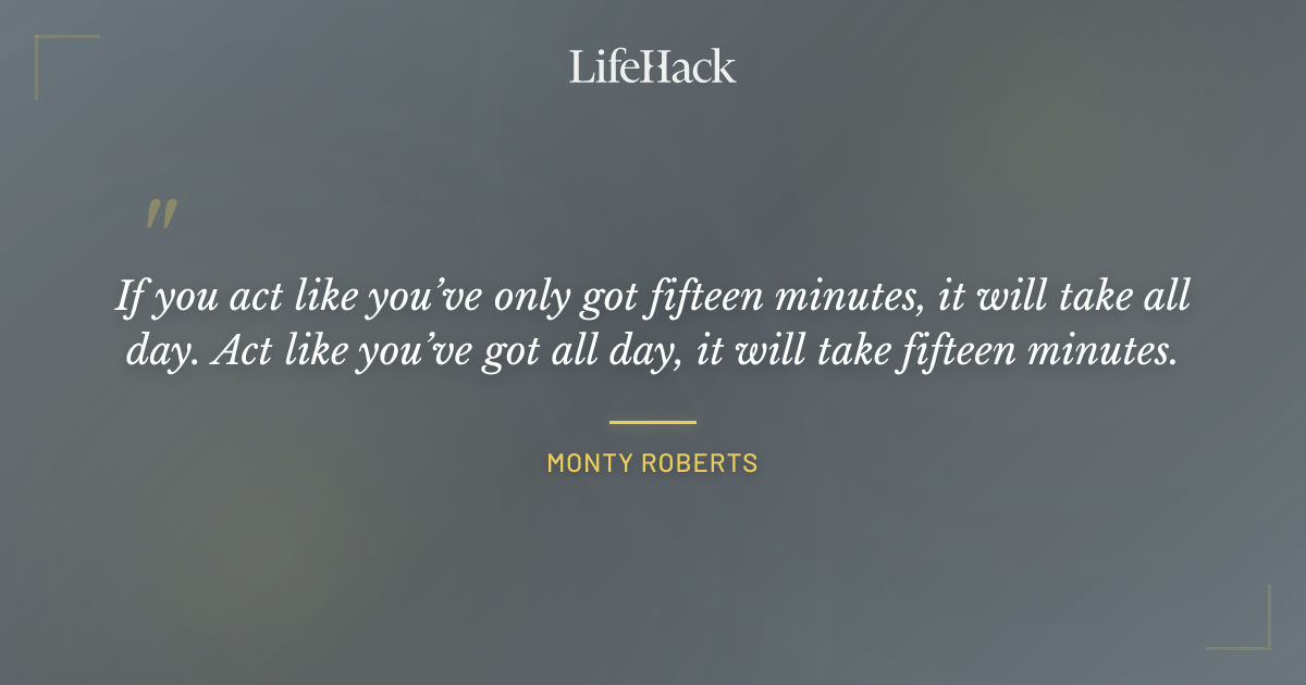 Quote by Monty Roberts