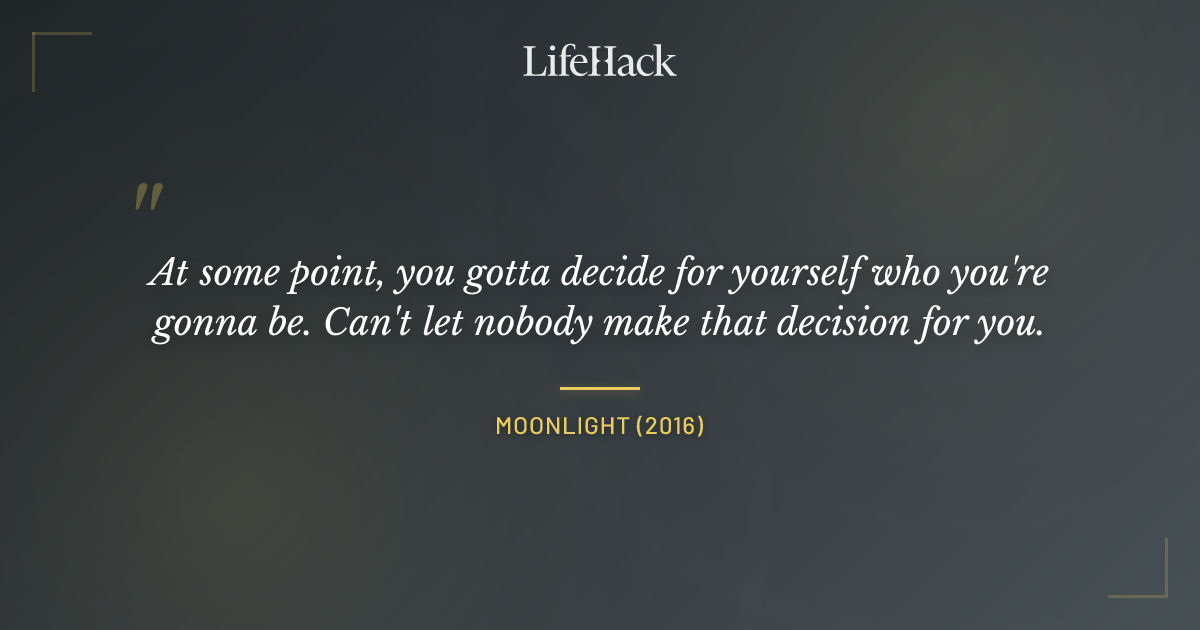 Quote by Moonlight (2016)