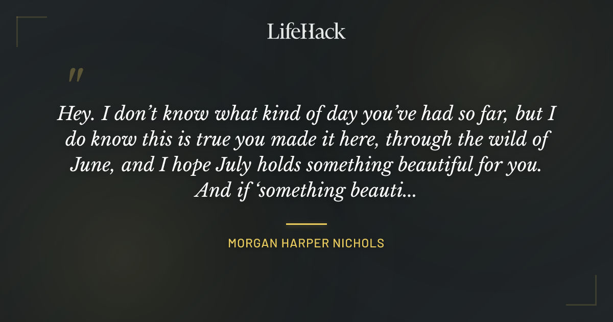 Quote by Morgan Harper Nichols