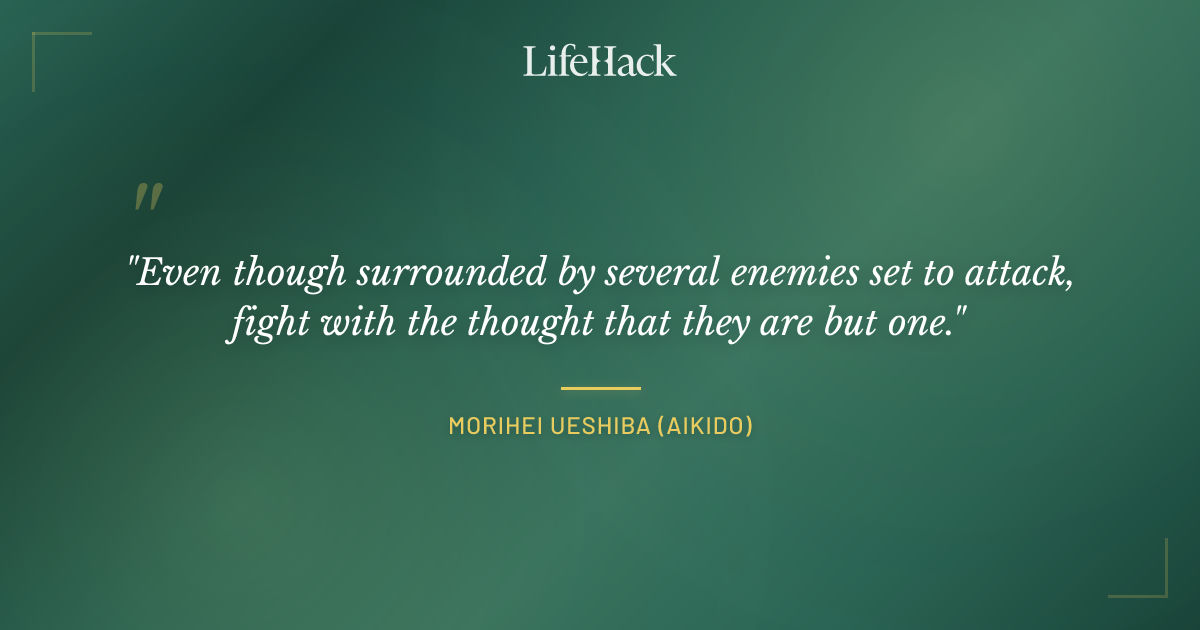 Quote by Morihei Ueshiba (Aikido)