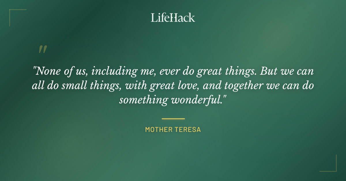Quote by Mother Teresa