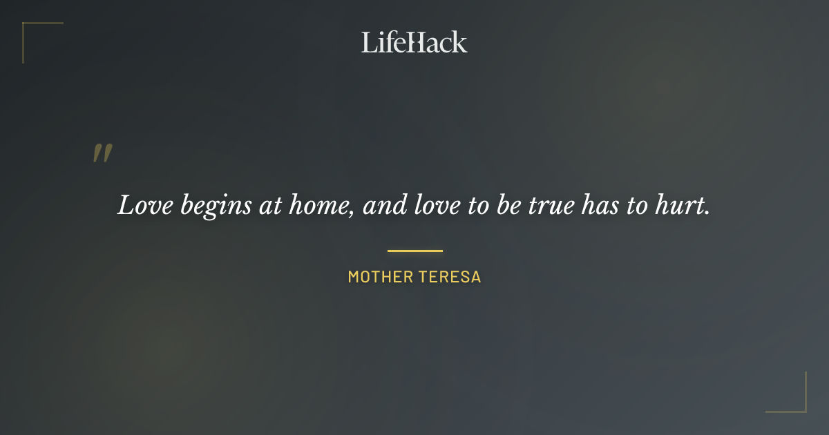 Quote by Mother Teresa