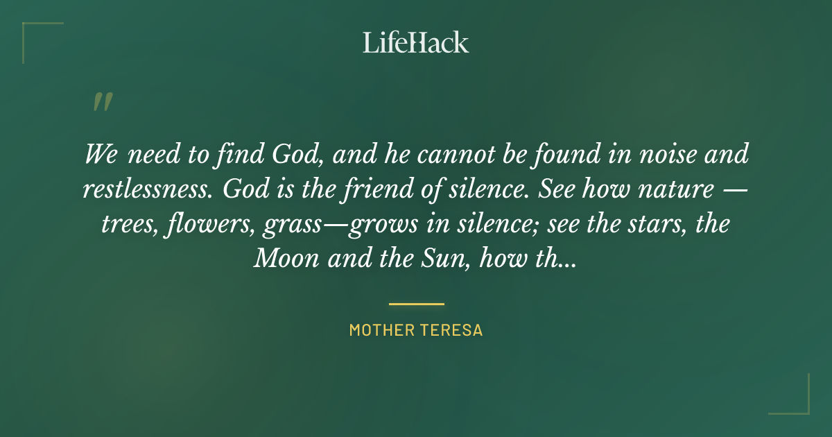 Quote by Mother Teresa