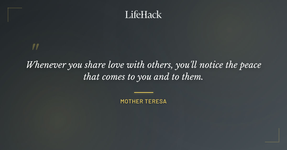 Quote by Mother Teresa
