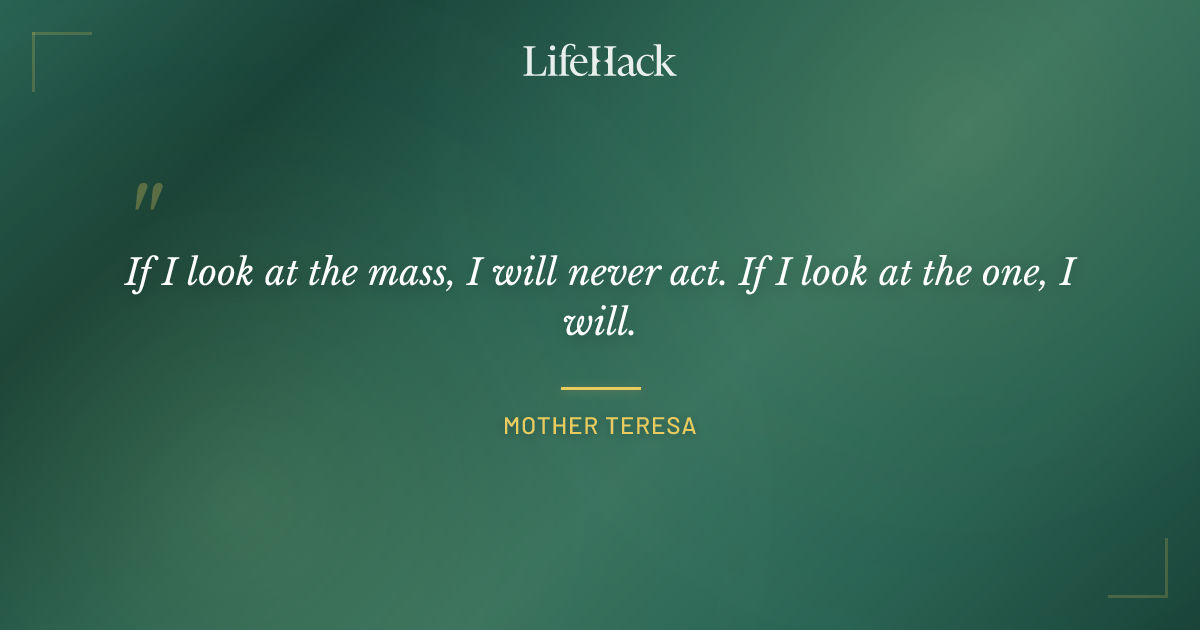 Quote by Mother Teresa