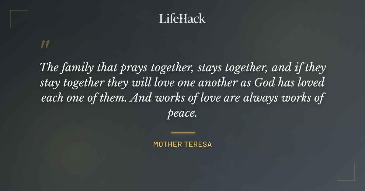 Quote by Mother Teresa