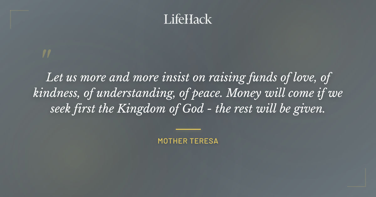 Quote by Mother Teresa