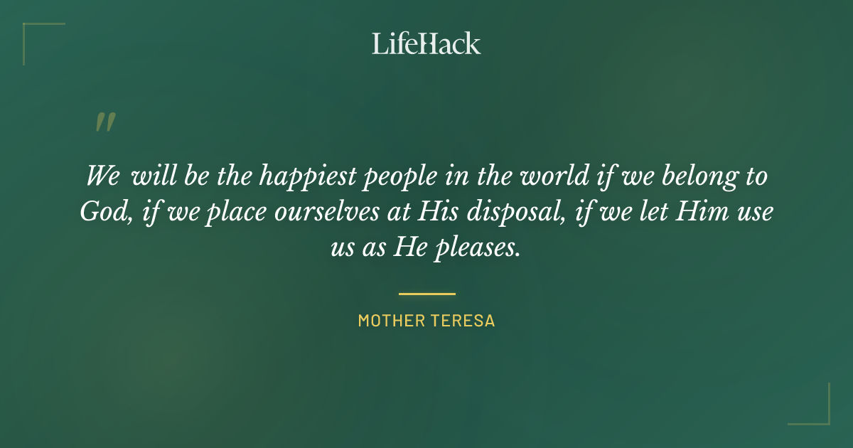 Quote by Mother Teresa